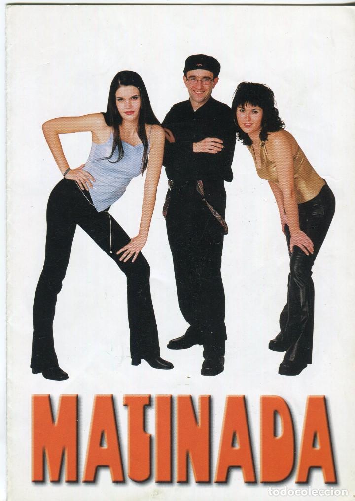 Cat&aacute;logos publicitarios: ORQUESTA MATINADA, CATALOGO PUBLICITARIO FORMATO TRIPTICO 21 X 15 CMS. INTERIOR FOTOS DEL GRUPO