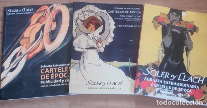 Cat&aacute;logos publicitarios: CATALOGOS CASA SUBASTAS SOLER Y LLACH 3UDS - Foto 1