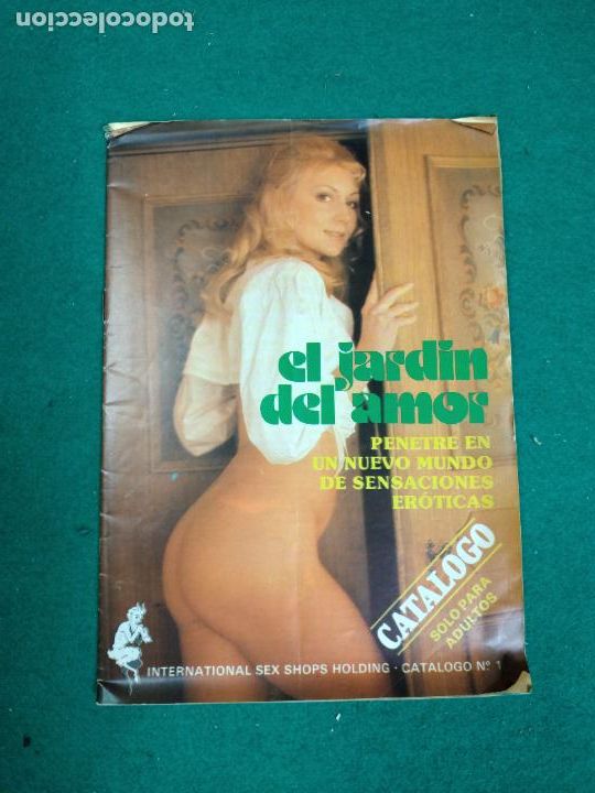 Cat&aacute;logos publicitarios: CATALOGO EL JARDIN DEL AMOR. INTERNACIONAL SEX SHOPS HOLDING. CATALOGO N&ordm; 1. 1978