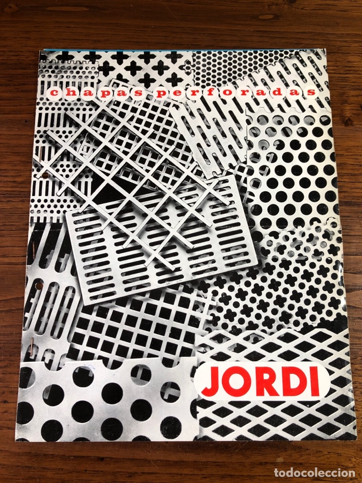 Cat&aacute;logos publicit&aacute;rios: CAT&Aacute;LOGO FOLLETO CHAPAS PERFORADAS JORDI CABLES ACERO