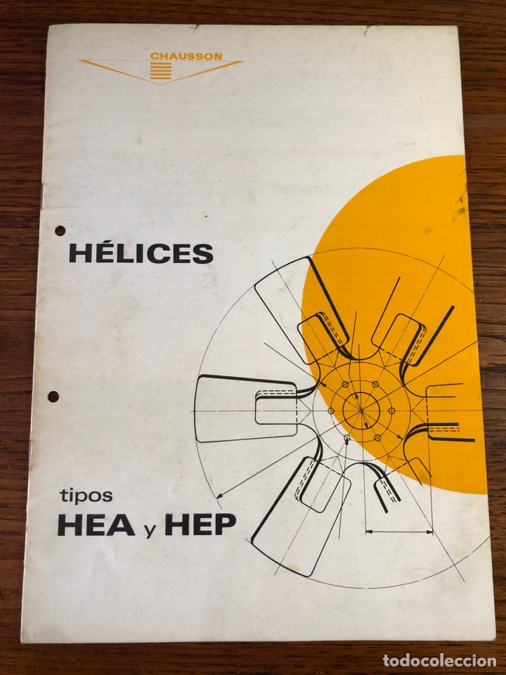 Cat&aacute;logos publicit&aacute;rios: CAT&Aacute;LOGO H&Eacute;LICES TIPOS HEA Y HEP MOTOR REFRIGERADOR CHAUSON