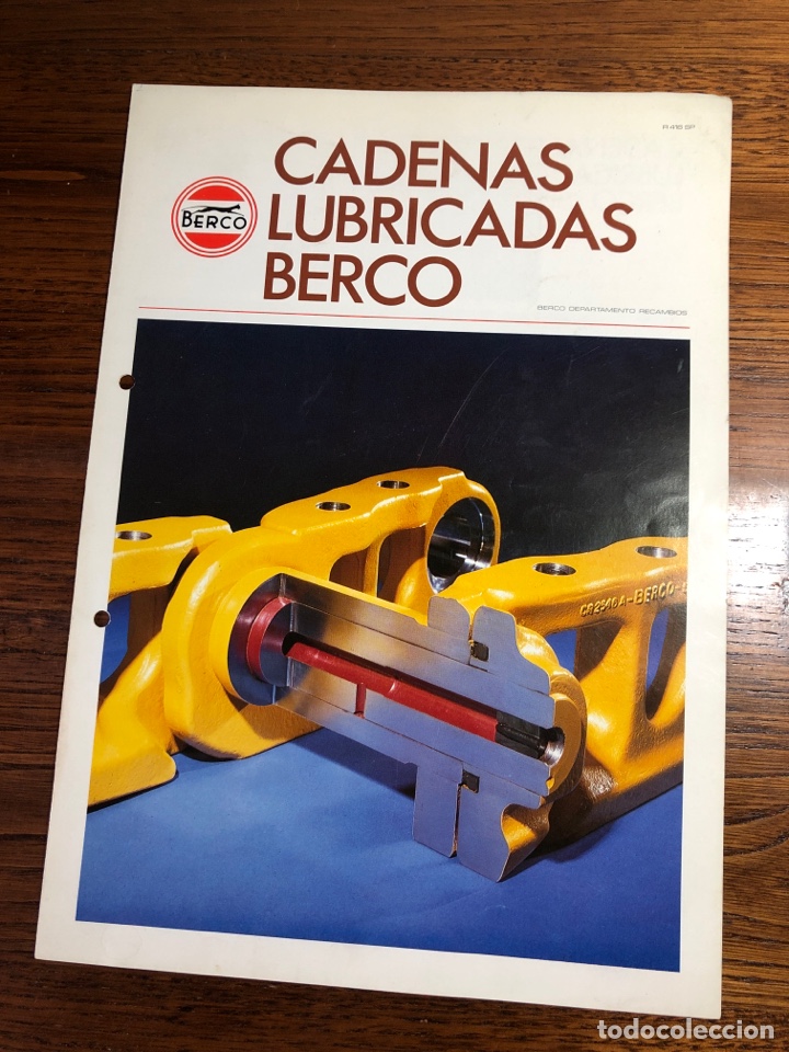 Cat&aacute;logos publicit&aacute;rios: FOLLETO CAT&Aacute;LOGO CADENAS LUBRICADAS BERCO RECAMBIOS