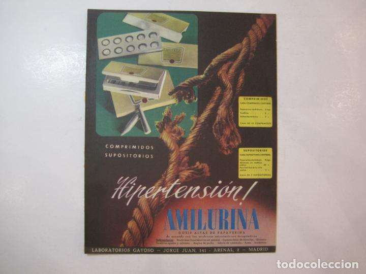 Advertising Catalogs: HIPERTENSION AMILURINA-DACISAL-LABORATORIOS GAYOSO-PUBLICIDAD ANTIGUA FARMACIA-VER FOTOS-(K-4455)