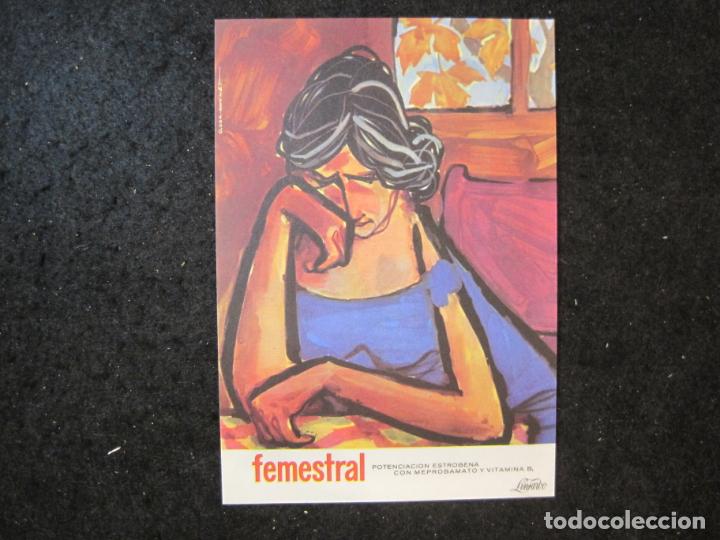 Advertising Catalogs: FEMESTRAL-POTENTACION ESTROGENA-PUBLICIDAD ANTIGUA FARMACIA-VER FOTOS-(K-4457)