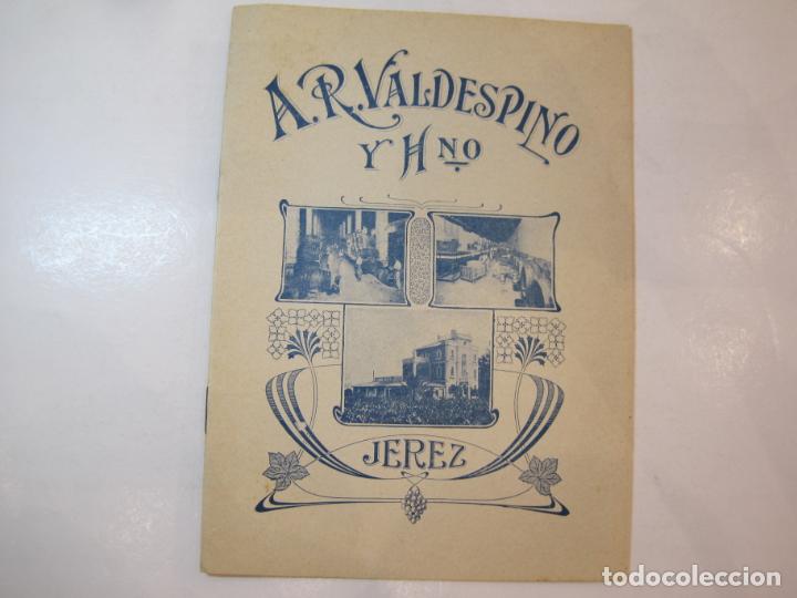 Advertising Catalogs: JEREZ DE LA FRONTERA-A.R. VALDESPINO-CATALOGO PUBLICIDAD-VER FOTOS-(K-4653)