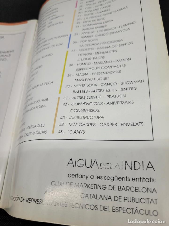 Cat&aacute;logos publicitarios: Cat&aacute;logo AIGUA DE LA INDIA de 1993 - Foto 6