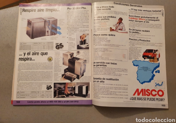 Cat&aacute;logos publicitarios: Catalogo MISCO+suplemento+ Documento de suscripci&oacute;n 1990 - Foto 5