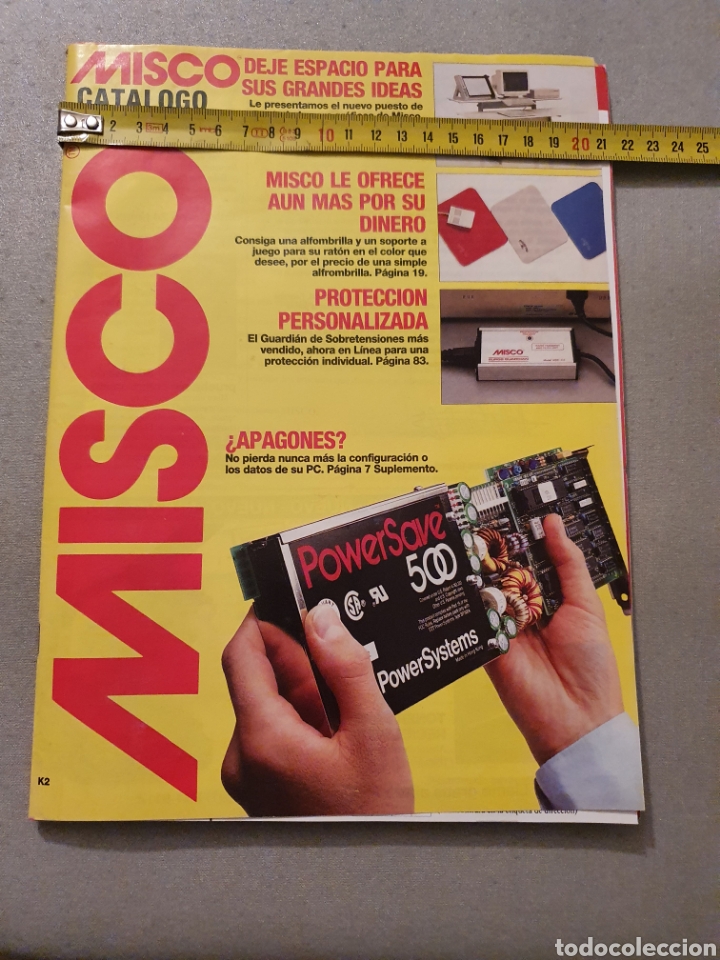 Cat&aacute;logos publicitarios: Catalogo MISCO+suplemento+ Documento de suscripci&oacute;n 1990 - Foto 11