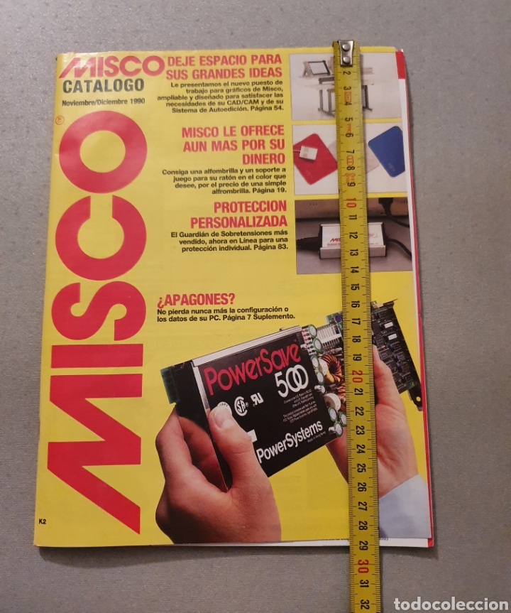 Cat&aacute;logos publicitarios: Catalogo MISCO+suplemento+ Documento de suscripci&oacute;n 1990 - Foto 12