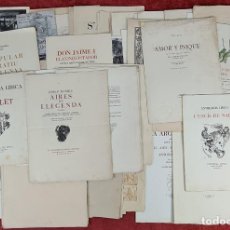 Catálogos publicitarios: COLECCION DE 62 FOLLETOS DE SUSCRIPCION A OBRAS LITERARIAS. SIGLO XX.