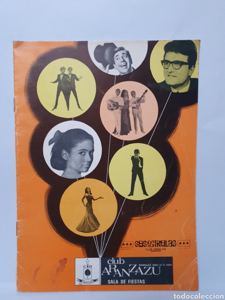 Advertising Catalogs: CLUB ARANZAZU SALA DE FIESTAS. PUBLICIDAD A&Ntilde;O 1966. BILBAO.