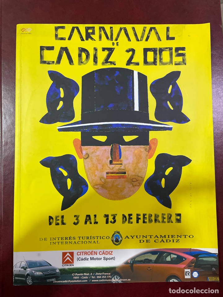 Cat&aacute;logos publicitarios: Carnaval de C&aacute;diz 2005 revista y guia