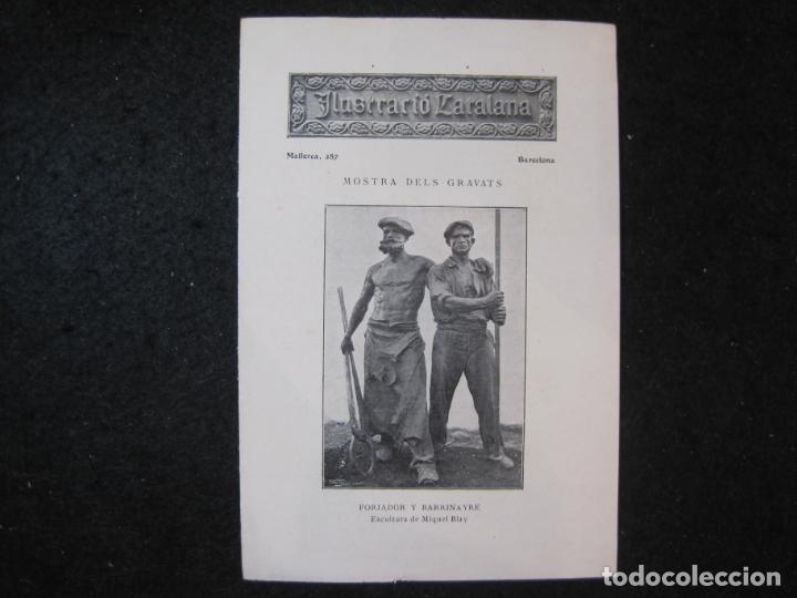 Catalogues publicitaires: ILUSTRACIO CATALANA-MOSTRA DELS GRAVATS-PUBLICITAT ANTIGA-VER FOTOS-(K-4848)