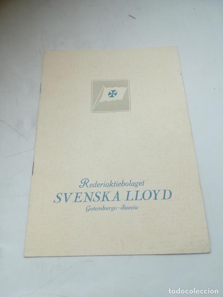 Werbekataloge: PUBLICIDAD VAPORES SVENSKA LLOYD. GOTEMBURGO, SUECIA. EN ESPA&Ntilde;OL Y FOTOS. 1929. VER