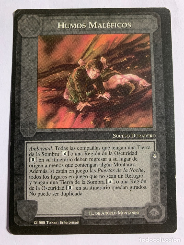Cat&aacute;logos publicitarios: CARTA LIMITADA HUMOS MALEFICOS BORDE NEGRO -EL SE&Ntilde;OR DE LOS ANILLOS