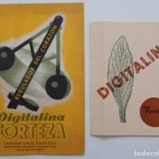 Catálogos publicitarios: PUBLICIDAD ANTIGUA DE MEDICAMENTOS / DIGITALINA FORTEZA REGULADOR DEL CORAZÓN - PALMA DE MALLORCA. Lote 386295304