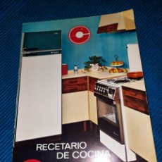 Catálogos publicitarios: RECETARIO DE COCINA CORBERÓ, AÑOS 70