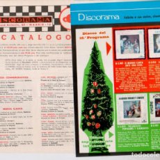 Catálogos publicitarios: CATALOGO COMERCIAL DISCORAMA - 16º PROGRAMA PERIÓDICO DEL CLUB DISCORAMA - AÑOS 60. Lote 301731853