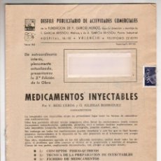 Catálogos publicitarios: CATALOGO PRODUCTOS QUÍMICOS Y FARMACÉUTICOS - AÑO 1963 - VALENCIA - 16 PAG.. Lote 301741563