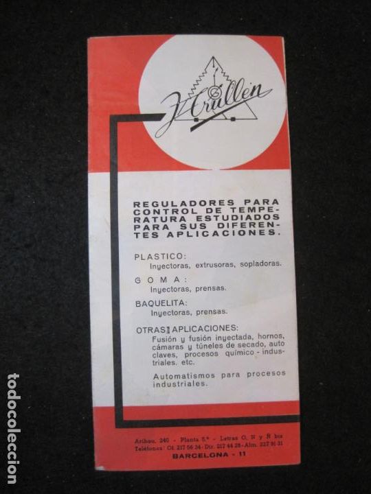 Catalogues publicitaires: REGULADORES CONTROL TEMPERATURAS-CATALOGO PUBLICIDAD-VER FOTOS-(K-5012)