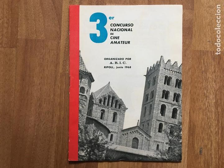 Cat&aacute;logos publicitarios: PROGRAMA 3 CONCURSO NACIONAL DE CINE AMATEUR RIPOLL 1968