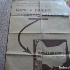 Catálogos publicitarios: CATALOGO DE PRODUCTOS PRATT PARA AVES DE CORRAL, 1916, EDMUNDO Y JOSE METZGER, 28 X 22 CM. Lote 303069868
