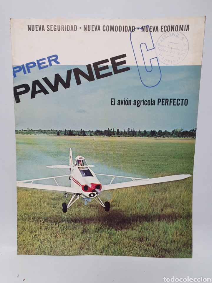 Catalogues publicitaires: CATALOGO AVIONETAS A&Ntilde;OS 60. PIPER PAWNNE. EN ESPA&Ntilde;OL.