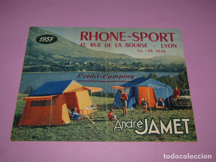 Werbekataloge: Antiguo Cat&aacute;logo de Material para Camping RHONE - SPORT del A&ntilde;o 1957