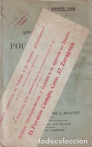 Catalogues publicitaires: APPAREILS SPECIAUX POUR HOPITAUX. 1906. Cat&aacute;logo de aparatos y mobiliario de hospitales