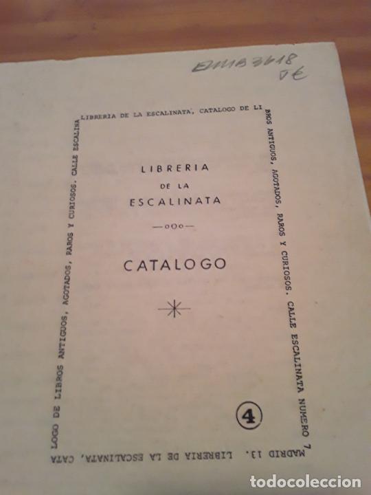 Cat&aacute;logos publicitarios: LIBRERIA DE LA ESCALINATA.CATALOGO. - Foto 2