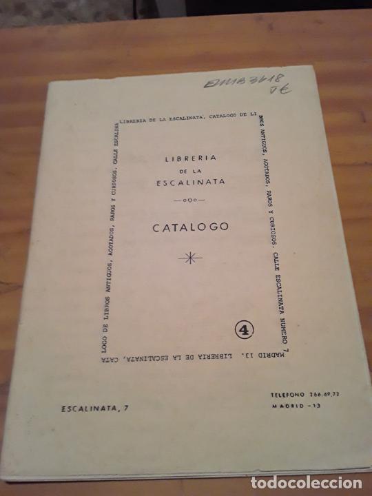 Cat&aacute;logos publicitarios: LIBRERIA DE LA ESCALINATA.CATALOGO. - Foto 1