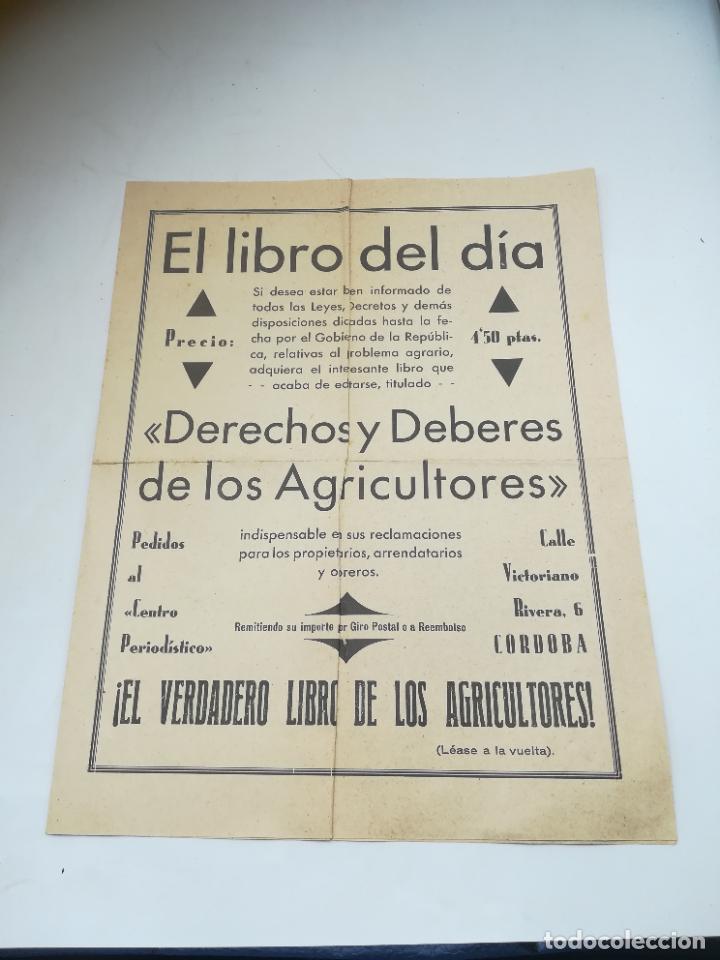 Catalogues publicitaires: PUBLICIDAD. EL LIBRO DEL D&Iacute;A. DERECHOS Y DEBERES DE LOS AGRICULTORES. CON OPINI&Oacute;N E INDICE. VER