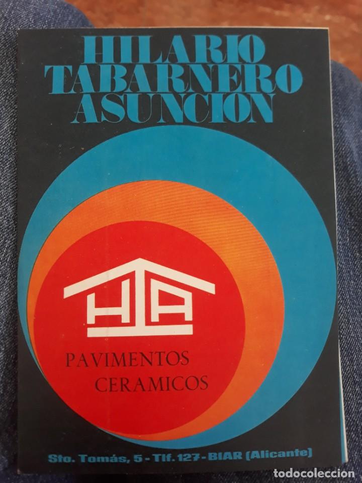 Cataloghi pubblicitari: Pubicidad pavimentos ceramicos hilario tabarnero asuncion biar alicante 1971