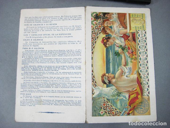 Cat&aacute;logos publicitarios: PROGRAMA ORIGINAL DE LA EXPOSICI&Oacute;N REGIONAL DE VALENCIA DE 1909 - Foto 3
