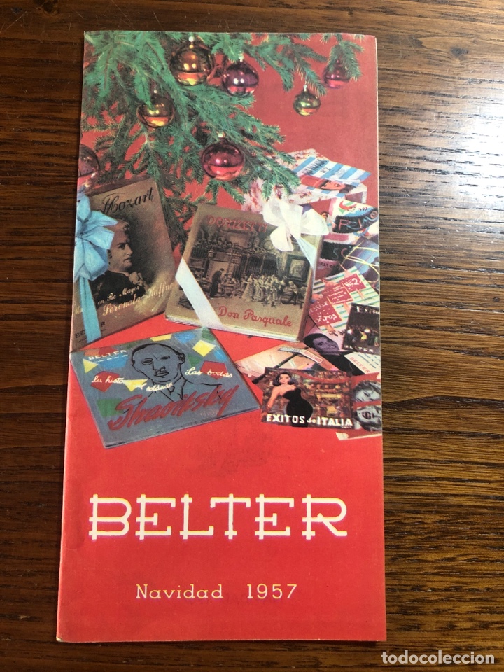 Advertising Catalogs: CAT&Aacute;LOGO FOLLETO BELTER DISCOS 1957 NAVIDAD MICROSURCO M&Uacute;SICA CL&Aacute;SICA LIGERA POPULAR Y JAZZ