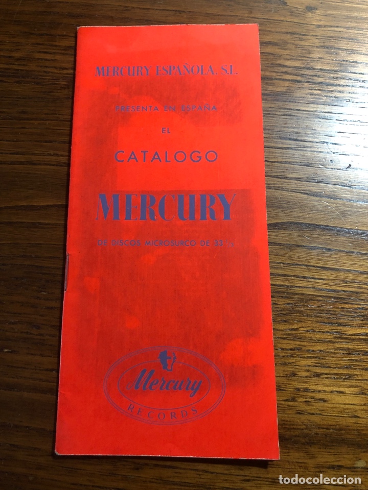 Advertising Catalogs: CAT&Aacute;LOGO MERCURY RECORDS DISCOS 1957