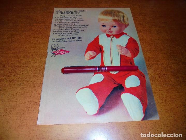 Advertising Catalogs: PUBLICIDAD 1972: MU&Ntilde;ECA BABY R&Iacute;E DE FAMOSA