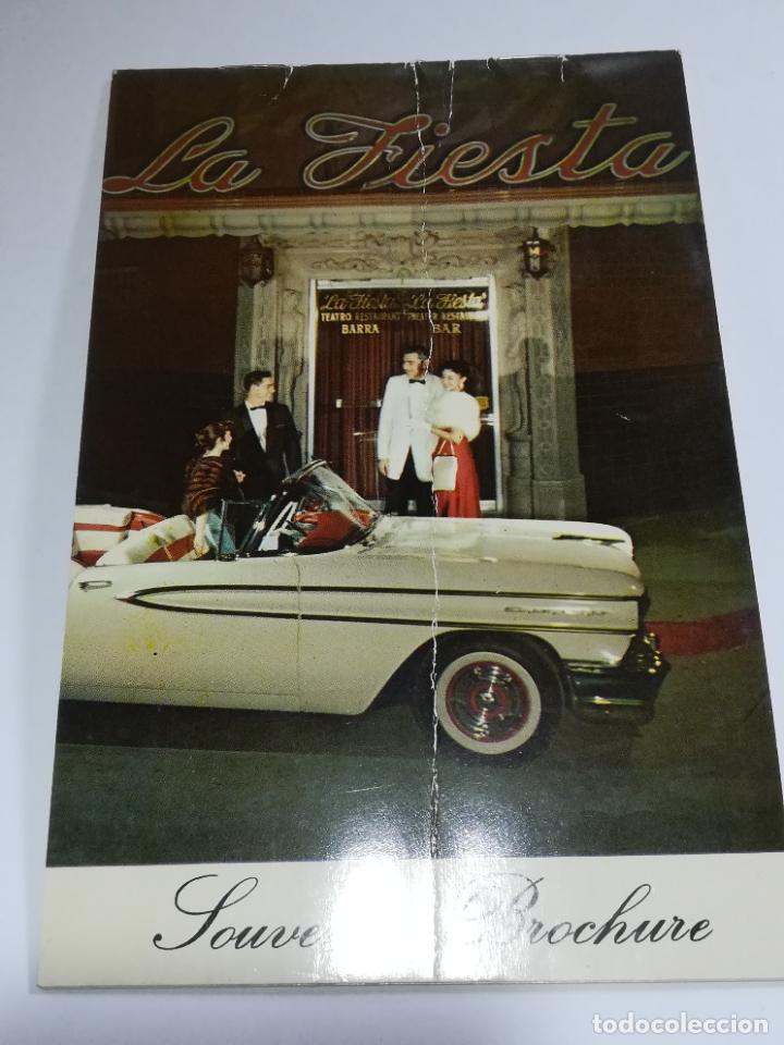 Werbekataloge: CATALOGO PUBLICITARIO. LA FIESTA. TEATRO, RESTAURATE & BAR. SOUVENIR BROCHURE. JUAREZ. VER