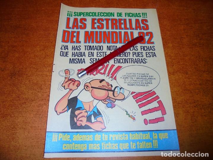 Cat&aacute;logos publicitarios: PUBLICIDAD 1982: COLECCI&Oacute;N DE FICHAS LAS ESTRELLAS DEL MUNDIAL 82 EN LAS REVISTAS BRUGUERA