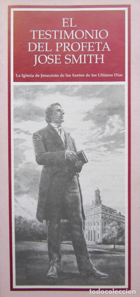 Cat&aacute;logos publicitarios: LIBRILLO EL TESTIMONIO DEL PROFETA JOSE SMITH - Foto 1