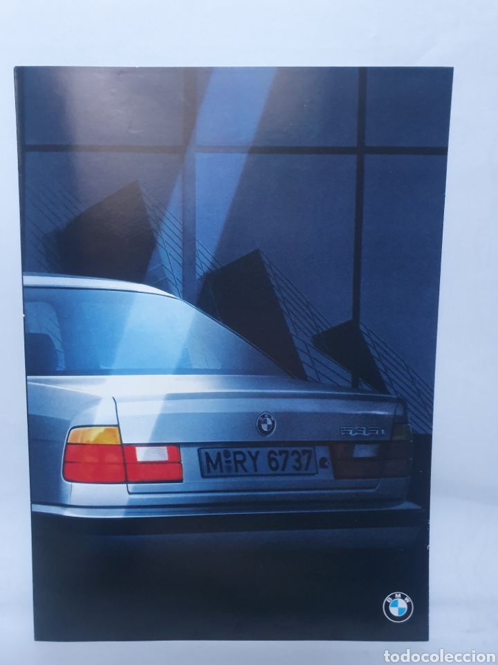 Cat&aacute;logos publicitarios: CATALOGO BMW. PUBLICIDAD A&Ntilde;OS 80. EN ESPA&Ntilde;OL.