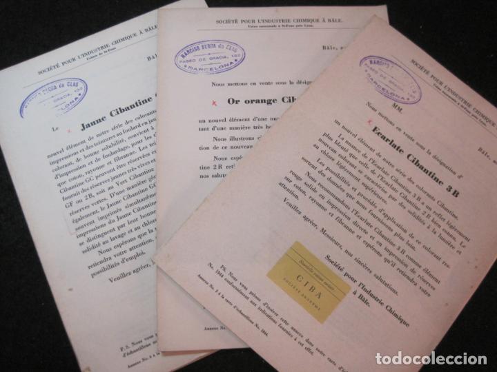 Advertising Catalogs: SOCIETE POUR L'INDUSTRIE CHIMIQUE A BALE-CATALOGO PUBLICIDAD CON MUESTRAS-VER FOTOS-(K-5455)