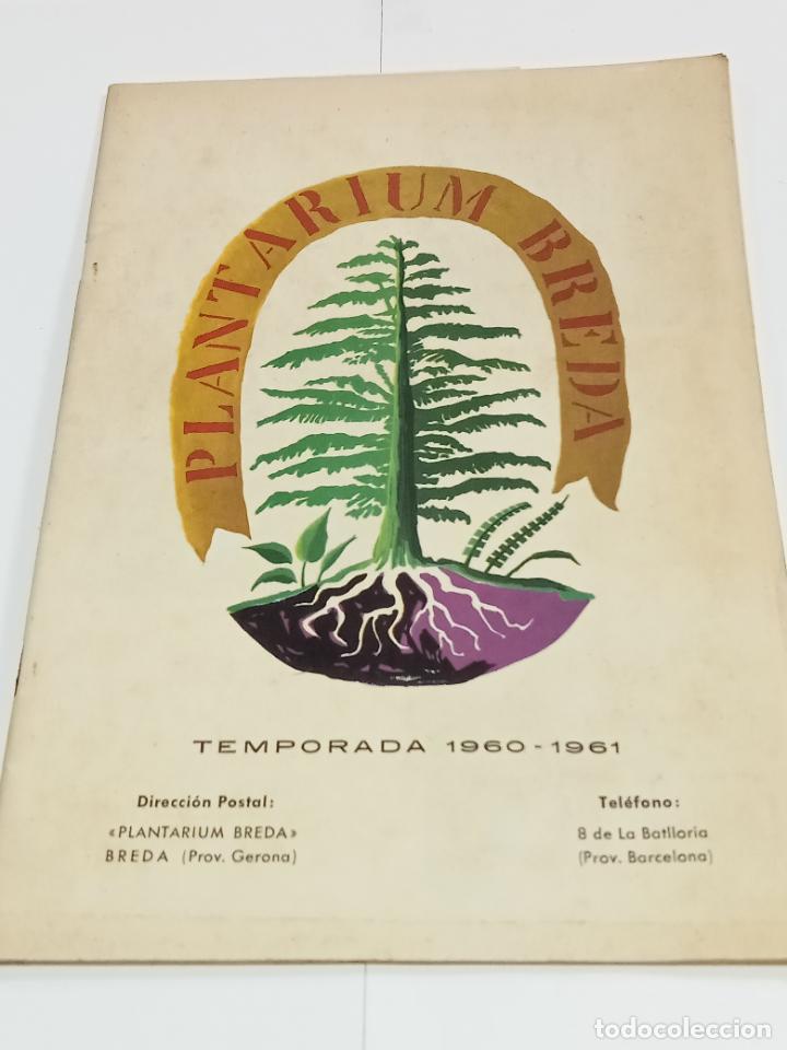 Werbekataloge: PLANTARIUM BREDA. TEMPORADA 1960 - 1961. GERONA. CONIFERAS, AZALEA, PLANTA VIVAZ Y OTROS. VER