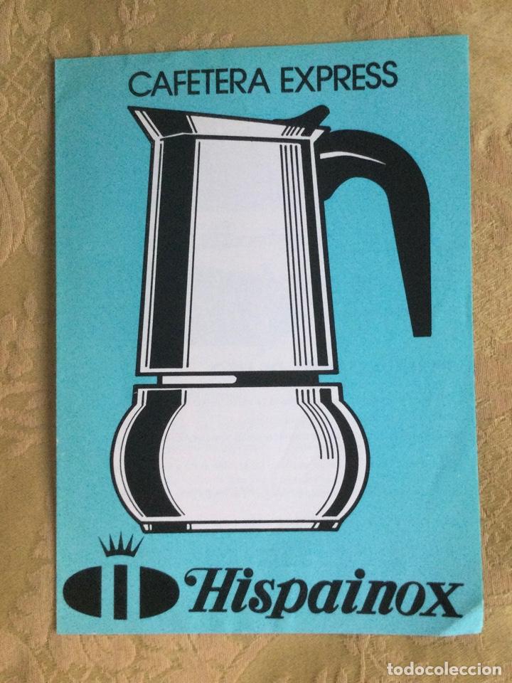 Cat&aacute;logos publicit&aacute;rios: PUBLICIDAD CAFETERA EXPRESS HISPAINOX