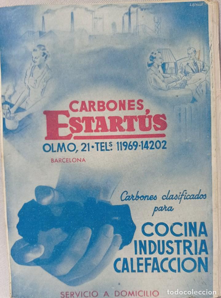 Catalogues publicitaires: PUBLICIDAD CARBONES ESTARTUS,HOJA SUELTA PUBLICACION A&Ntilde;OS 40.(13, X 19 CM).