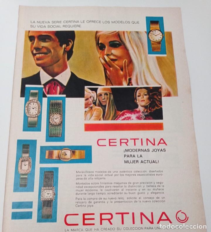 Cat&aacute;logos publicitarios: PUBLICIDAD CERTINA, HOJA SUELTA PUBLICACION A&Ntilde;OS 60. ( 22 X 30 CM ).