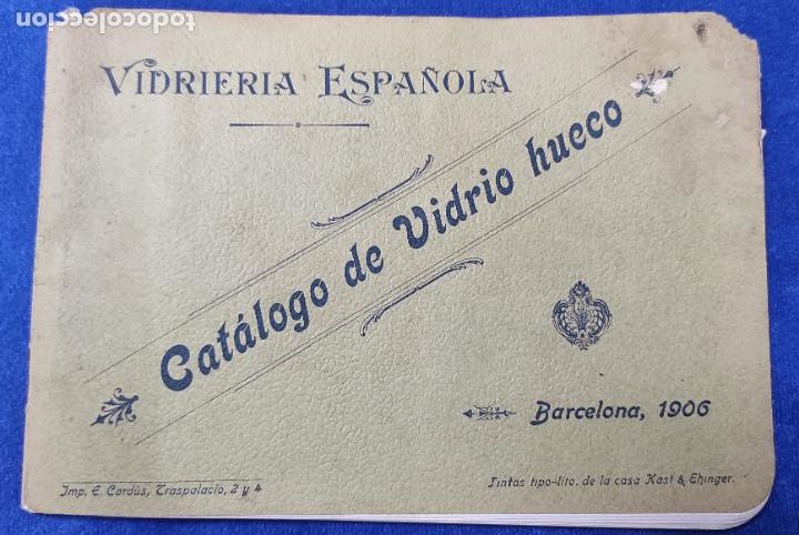 Werbekataloge: Antiguo Cat&aacute;logo de Vidrio Hueco. Vidriera Espa&ntilde;ola. 46 p&aacute;ginas. Ver fotos