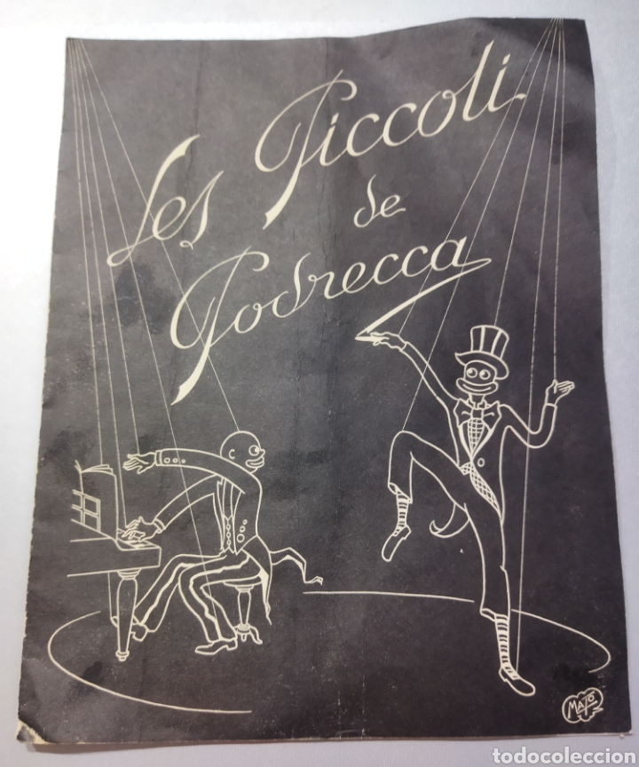 Cat&aacute;logos publicitarios: Programa de actuaci&oacute;n de la Piccoli de Podrecca.A&ntilde;os 50