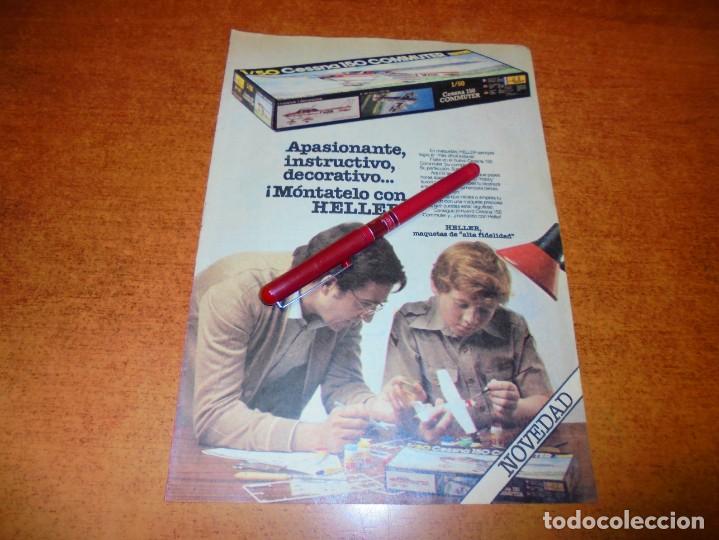 Werbekataloge: PUBLICIDAD JUGUETES 1980: MAQUETAS HELLER