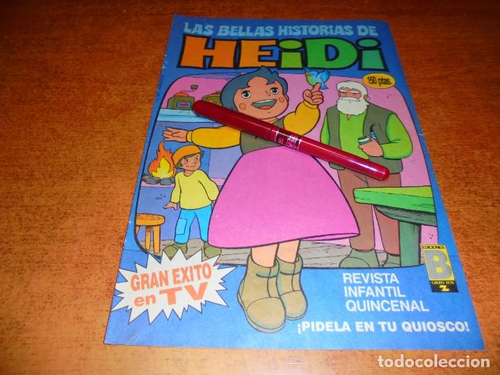 Cat&aacute;logos publicitarios: PUBLICIDAD 1987: REVISTA QUINCENAL ED. B. LAS BELLAS HISTORIAS DE HEIDI.